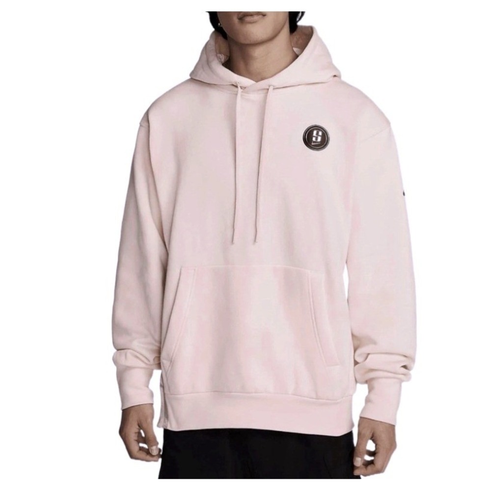 Nike Sabrina Lonescu Hoodie Pink washed coral basketball Fleece Pullover sz L